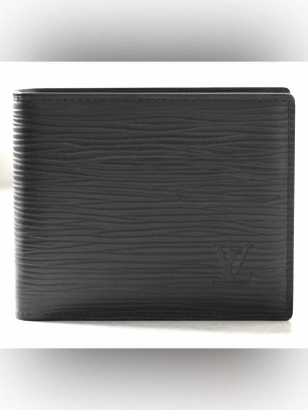 LOUIS VUITTON Epi Porte Monnaie Boite Coin Purse M63692 Black Noir France - Picture 2 of 5